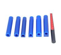 Alomejor Kit de Fundición Dura de Tubo de Anillo de Cera para Tallar con Cortador, Material Flexible para Hacer Anillos para Joyería Hecha a Mano, 6 Piezas de Cera para Anillos de Talla para