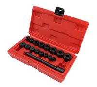 Alomejor Kit de Herramientas de Alineación del Embrague de 17 Piezas Centrado de Embrague Automotriz Integral Conjunto para una Instalación Rápida