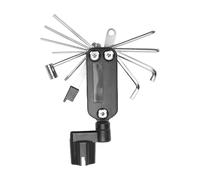 Alomejor Kit de Herramientas de Reparación de Guitarra, Herramientas de Mantenimiento Profesionales 11 en 1 con Llaves Hexagonales, Destornilladores, Cortador de Cuerda, para Cuello de