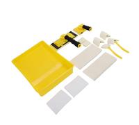 Alomejor Kit de Herramientas para Bordes de Pintura Eficiente con de Rotación de 360° para Paredes, Techos, Esquinas, Material ABS, Bandeja de 36,6x27,2 Cm, 12 Accesorios