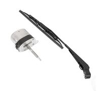 Alomejor Kit de Motor de Limpiaparabrisas Eléctrico Universal, 12V, Hoja de Brazo de Metal con Rotación de 105° para ATV