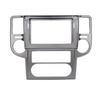 Alomejor Kit de Panel de Radio de Doble DIN para X-Trail T30 2003-2007, Elegante Material ABS Gris, Mejora la Apariencia del Tablero, 2 o 3 Piezas (No Power Cord)