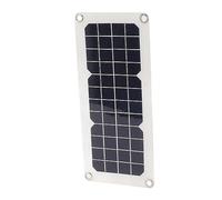 Alomejor Kit de Panel Solar Portátil Controlador Impermeable de 30 W para Teléfonos Móviles y Baterías de Coche