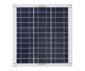 Alomejor Kit de Panel Solar Portátil de 200 W con Controlador Multifunción para Viajes Al Aire Libre Camping Monocristalino