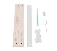 Alomejor Kit de Perforación de Encuadernación de Plástico, Herramienta Duradera de Guía de Orificios para Encuadernación de Libros para Manualidades de Madera, álbumes de Recortes, Kit de Manual