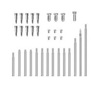 Alomejor Kit de Reparación de Clarinete, Herramientas de Mantenimiento de Acero con Piezas Originales de Fábrica para Reemplazo de Componentes de Clarinete Envejecidos y Cuidado de