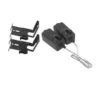 Alomejor Kit de Sensores de Seguridad para Abridores de Puertas de Garaje Sensores Duales con Soportes Material ABS Duradero para Chamberlain 2 Unidades