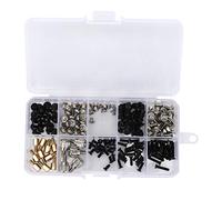 Alomejor Kit de Tornillos y Separadores de Sujeción, 165 Uds., Conveniente para Montaje de Equipos, Acero Inoxidable 304