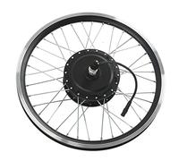 Alomejor Kit de transformación de bicicleta eléctrica delantera de 36 V 500 W, motor de buje sin escobillas LCD7U, fácil cuidado para bicicletas plegables, acero inoxidable (27,5 pulgadas)