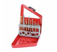 Alomejor Kit Extractor de Tornillos Premium con Brocas Izquierdas Chapadas en Titanio para una Extracción Eficiente de Tornillos Pelados de Acero de Aleación