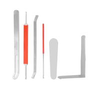 Alomejor Kit Profesional de Reparación de Instrumentos de Viento de Madera de 6 Piezas, Herramientas de Mantenimiento de Acero para Ajuste de Saxofón, Flauta, Clarinete y Piccolo, con