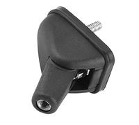 Alomejor La Base de La Antena Autoadio Se Adapta a Micra Almer, Reemplazo de de La Base de La Antena, Bien con Micra Almer 2001-2007, Metal + Plástico, Negro, 1 Paquete con los Controladores