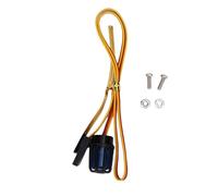Alomejor Lámpara intermitente giratoria para coche RC, modo de control CH3, mini faro giratorio con receptor remoto para vehículos RC de construcción y emergencia, voltaje de trabajo de 4.8-6 V