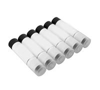 Alomejor Lápices de pintura de secado rápido, colores puros para colorear, garabatear, garabatear, 6 unidades (BLACK)