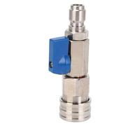 Alomejor Lavadora Eléctrica Válvula de Bola de Conexión Rápida de 3/8 Pulgadas Acero Inoxidable 4500PSI para Lavado a Alta Presión, Limpieza de Cubiertas