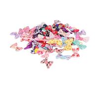 Alomejor Lazos para el Pelo de, Adorables, 50 Uds., Lazos de Aseo para Mascotas, Bodas, Cumpleaños, Navidad, Halloween