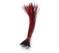 Alomejor LED Diodes 50pcs, 3-10mm Water Clear with Low Power (5 mm)