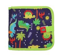 Alomejor Libro de Garabatos Reutilizable, Libro de Garabatos Portátil Ligero con 12 Marcadores, Ideal para Actividades de Viaje de Niños y Artistas (dinosaurio verde)