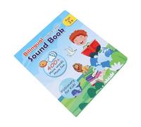 Alomejor Libro de Sonidos Bilingüe Español Inglés, Juguete de Aprendizaje Interactivo con Música y Educación Temprana para Niños a Partir de 3 Años