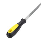 Alomejor Lima Triangular de Acero con Alto Contenido de Carbono, Diseño Ergonómico para Rectificado de Precisión en Joyería de Madera y Metal, 12,6 Pulgadas