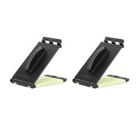 Alomejor Limpiador de Cuerdas de Guitarra, 2 Piezas Limpiador de Diapasón de Fregado de Cuerdas ABS, Herramienta de Cuidado de Diapasón Reutilizable Lavable 11 X 6,5 X 1 Cm para Guitarristas, Bajos,