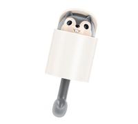 Alomejor Lindo Gancho de Pared de Ardilla Resistente Multifuncional con Forma de Ardilla para Colgar Ropa y Llaves, para Ahorrar Espacio (GRAY)