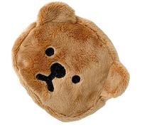 Alomejor Lindo Oso de Peluche Monedero de Dibujos Animados Mini Bolsa de para Mujeres Niñas Estudiantes Compras Portátil Material Suave (Café)