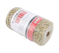 Alomejor Línea de Cerca Eléctrica de 200M de Acero Inoxidable Resistente de 6 Hilos de Polialambre Eléctrico para Protección de Granjas, Trabajos Seguros y Confiables (MLD-040C)