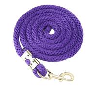 Alomejor Línea de Estocada para Caballos de 2 M, Cuerda Resistente de PP y Acero Inoxidable con Agarre Antideslizante, para Manejo Al Caminar y Entrenamiento de Caballos (Violeta)