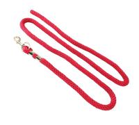 Alomejor Línea de Estocada para Caballos de 2 M, Cuerda Resistente de PP y Acero Inoxidable con Agarre Antideslizante, para Manejo Al Caminar y Entrenamiento de Caballos (Rojo)