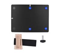 Alomejor Lira de Marcha Ajustable, Base de Madera Resistente con Lámina de Plástico Ligera, Base de Ergonómica, Almohadillas de Silicona Antideslizantes, Soporte Magnético para Hojas