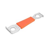 Alomejor Llave de bicicleta de carretera, acero al carbono Perno de cadena de bicicleta Llave fija Herramienta de reparación de bicicletas Llave de manivela, Eje de llave de eje 9/10 mm
