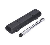 Alomejor Llave de Torsión con Accionamiento de 1/4 Pulgadas, Herramienta de Apriete Manual Precisa Ajustable para Instalaciones Mecánicas, Material de Aleación