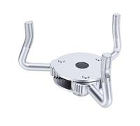 Alomejor Llave para Filtro de Aceite, Herramienta de Extracción de Filtro de Aceite de Acero Al Cromo Vanadio, Bloqueo Automático de 3 Mordazas, Se Adapta a 57 a 110 Mm para Reparación de (Forma