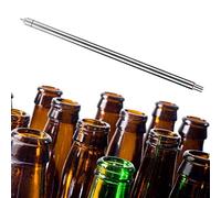 Alomejor Llenador Eficiente de Botellas de Cerveza de Acero Inoxidable para Elaborar Cerveza, Herramienta con Resorte para Cerveceros Caseros de 13,7 Pulgadas