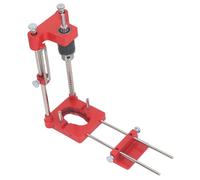 Alomejor Localizador de Taladro de Carpintería de Aleación de Aluminio, Herramienta de Guía de Volumen Ajustable de Descarga de Chip Más Grande para Carpinteros Profesionales