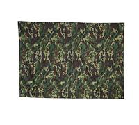 Alomejor Lona de campaña,Impermeable y portátil,Camuflaje,Tela Resistente para Exteriores,for senderistas,Cazadores y campistas en montaña o Bosque