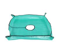 Alomejor Lona de Poda de Paisaje a Prueba de Agua para Recorte de árboles, 39,37 Pulgadas con Hebilla de 4 Esquinas para Trabajos de Jardín (39,37x39,37 Pulgadas)