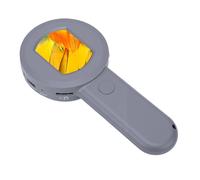 Alomejor Lupa Digital 1MP, Microscopio Mini Compacto Ligero con 8 Luces LED para Observación Científica Infantil