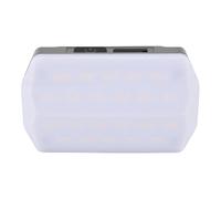 Alomejor Luz de Camping, Linterna LED Portátil con 4 Modos de Luz, Atenuación Continua, Base Magnética, Gancho para Colgar IP44 a Prueba de Agua, para Emergencias Al Aire , Camping,