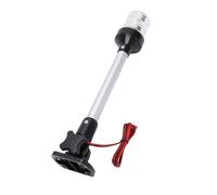 Alomejor Luz de Popa, Luz de Navegación LED Impermeable de Aleación de Aluminio, Cobertura de 360 grados, Perfecta para Uso en Barcos y Pontones Jon