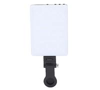 Alomejor Luz de Relleno con Clip Luz LED Portátil Ajustable de Alto Brillo para Transmisión en Vivo y Transmisión Aleación de Aluminio, 2000 MAh