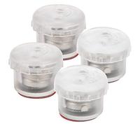 Alomejor Luz de Señal de Vuelo Nocturna LED de Advertencia de Vuelo para Reflector Estroboscópico Universal UAV Drone, 2X Rojo/2x Verde 30-40lm Plástico Transparente Baterías CR927 4 Pro/FIMI X8SE