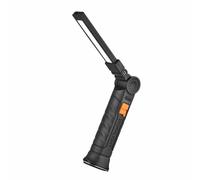 Alomejor Luz de Trabajo LED, Herramienta Giratoria 3 en 1 con Base Magnética, Luz Multifuncional Recargable de 800 MAh para Acampar, Reparar y Leer