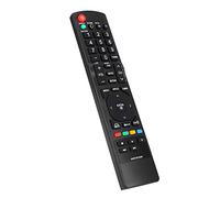 Alomejor Mando a Distancia Eficiente para TV, Repuesto de Diseño Cómodo para Accesorio de TV AKB72915206, Negro, 1 Unidad