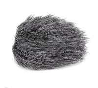 Alomejor Manguito de Micrófono Suave de Piel para Parabrisas para BY-MM1, Material de Pelusa Vegetal de Alta Calidad, Reduce el Ruido del Viento para Grabación en Exteriores, Ligero y Portátil