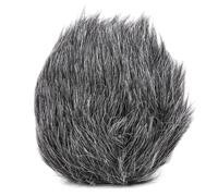 Alomejor Manguito de Micrófono Suave de Piel para Parabrisas para BY-MM1, Material de Pelusa Vegetal de Alta Calidad, Reduce el Ruido del Viento para Grabación en Exteriores, Ligero y Portátil