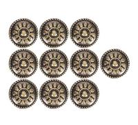 Alomejor Manija de Oficina Tiradores Ergonómicos de Aleación de Zinc de Color Latón Antiguo para Puertas y Gabinetes del Hogar, 10 Juegos de Accesorios para Muebles