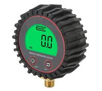 Alomejor Manómetro Digital ABS y Cobre Manómetro Digital de Neumáticos de 3 a 255 PSI LCD Grande 4 Unidades Retroiluminadas para Automóviles, Camiones, Motocicletas, SUV, Vehículos Recreativos, Uso