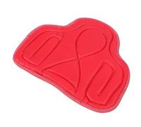 Alomejor Mantilla de Cuero Sintético Estilo, Cómoda, Transpirable y con Absorción de Impactos, con Soporte Mejorado para Montar a Caballo. (Rojo)